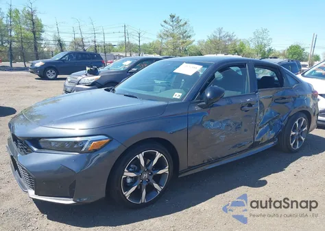 2025 Honda Civic Hybrid Sport/Sport Touring из США, поврежденный, VIN 2HGFE4F81SH303403